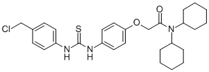 CAS#: 76870-16-1, 2-[4-[[4-(Chloromethyl)Phenyl]Carbamothioylamino]Phenoxy]-N,N-Dicyclohexylacetamide
