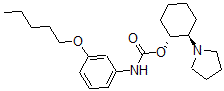 CAS#: 76875-69-9, [(1R,2R)-2-Pyrrolidin-1-Ylcyclohexyl] N-(3-Pentoxyphenyl)Carbamate