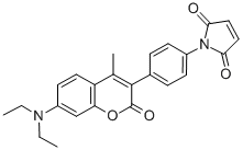 CAS#: 76877-33-3, 7-Diethylamino-3-(4-Maleimidophenyl)-4-Methylcoumarin