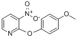 CAS 登录号：76893-48-6， 2-(4-甲氧基苯氧基)-3-硝基吡啶