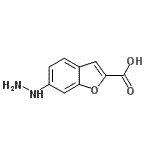 CAS#: 76897-54-6, 6-Hydrazino-1-benzofuran-2-carboxylic acid