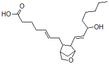 CAS 登录号：76898-47-0， (E)-7-[5-[(E)-3-羟基辛-1-烯基]-3-氧杂双环[2.2.1]庚烷-6-基]庚-5-烯酸