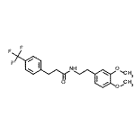 CAS#: 769172-66-9, N-[2-(3,4-Dimethoxyphenyl)ethyl]-3-[4-(trifluoromethyl)phenyl]propanamide