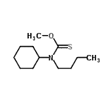 CAS#: 76926-60-8, O-Methyl butyl(cyclohexyl)carbamothioate