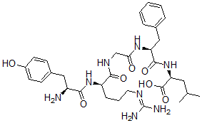 CAS#: 76939-27-0, N-(N-(N-(N2-L-Tyrosyl-D-arginyl)glycyl)-L-phenylalanyl)-L-Leucine