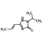 CAS#: 76954-90-0, 2-Isopropyl-5-[(1E)-1-propen-1-yl]-1,2-dihydro-3H-1,2,4-triazol-3-one