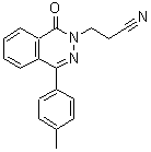 CAS#: 76972-38-8, 3-[4-(4-Methylphenyl)-1-oxo-2(1H)-phthalazinyl]propanenitrile