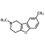 CAS#: 769859-75-8, 2,8-Dimethyl-1,2,3,4-tetrahydro[1]benzofuro[3,2-c]pyridine