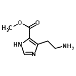 CAS 登录号：769888-03-1， 甲基4-(2-氨基乙基)-1H-咪唑-5-羧酸酯