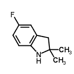 CAS#: 769965-87-9, 5-fluoro-2,2-dimethyl-indoline
