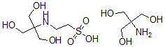 CAS#: 77044-70-3, 2-Amino-2-(Hydroxymethyl)Propane-1,3-Diol; 2-[[1,3-Dihydroxy-2-(Hydroxymethyl)Propan-2-Yl]Amino]Ethanesulfonic Acid