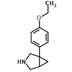 CAS#: 77062-88-5, 1-(4-Ethoxyphenyl)-3-azabicyclo[3.1.0]hexane