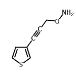 CAS#: 770683-20-0, 3-[3-(Aminooxy)-1-propyn-1-yl]thiophene