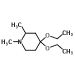 CAS#: 771413-96-8, 4,4-Diethoxy-1,2-dimethylpiperidine