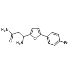 CAS#: 771522-77-1, 3-amino-3-[5-(4-bromophenyl)-2-furyl]propanamide