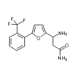 CAS#: 771522-81-7, 3-amino-3-[5-[2-(trifluoromethyl)phenyl]-2-furyl]propanamide