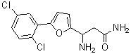CAS#: 771522-86-2, 3-Amino-3-[5-(2,5-dichlorophenyl)-2-furyl]propanamide