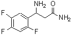 CAS 登录号：771530-10-0， 3-氨基-3-(2,4,5-三氟苯基)丙酰胺