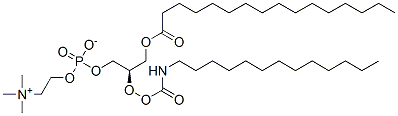 CAS 登录号：77165-61-8， [(2R)-3-棕榈酰氧基-2-(十三烷基氨基甲酰氧基)丙基]2-三甲基铵乙基磷酸酯盐