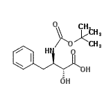 CAS#: 77171-41-6, (2R,3R)-2-Hydroxy-3-({[(2-methyl-2-propanyl)oxy]carbonyl}amino)-4-phenylbutanoic acid