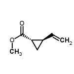 CAS#: 77210-36-7, Methyl (1S,2R)-2-vinylcyclopropanecarboxylate