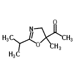CAS 登录号：77219-14-8， 1-(2-异丙基-5-甲基-4,5-二氢-1,3-恶唑-5-基)乙酮