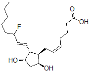 CAS#: 77220-88-3, (Z)-7-[(1R,2R,3R,5S)-2-[(E)-3-Fluorooct-1-Enyl]-3,5-Dihydroxycyclopentyl]Hept-5-Enoic Acid