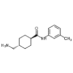 CAS#: 772278-19-0, trans-4-(Aminomethyl)-N-(3-methylphenyl)cyclohexanecarboxamide