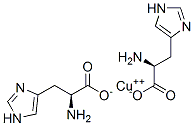 CAS 登录号：77280-83-2， (2R)-2-氨基-3-(3H-咪唑-4-基)丙酸铜