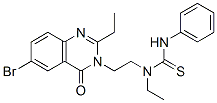 CAS#: 77301-14-5, 1-[2-(6-Bromo-2-Ethyl-4-Oxoquinazolin-3-Yl)Ethyl]-1-Ethyl-3-Phenylthiourea