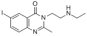 CAS 登录号：77301-22-5， 3-(2-乙基氨基乙基)-6-碘-2-甲基喹唑啉-4-酮