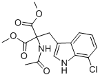 CAS 登录号：77306-52-6， 2-乙酰氨基-2-(7-氯吲哚-3-基甲基)丙二酸二甲酯