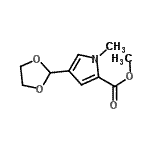 CAS#: 773098-05-8, Methyl 4-(1,3-dioxolan-2-yl)-1-methyl-1H-pyrrole-2-carboxylate