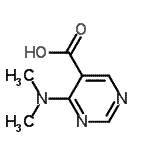 CAS 登录号：773098-81-0， 4-(二甲基氨基)-5-嘧啶羧酸
