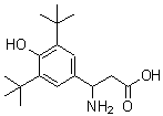 CAS#: 773122-46-6, 3-amino-3-(3,5-ditert-butyl-4-hydroxy-phenyl)propanoic acid