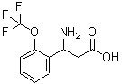 CAS 登录号：773122-83-1， 3-氨基-3-[2-(三氟甲氧基)苯基]丙酸