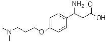 CAS 登录号：773125-18-1， 3-氨基-3-[4-[3-(二甲基氨基)丙氧基]苯基]丙酸