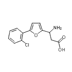 CAS#: 773125-64-7, 3-amino-3-[5-(2-chlorophenyl)-2-furyl]propanoic acid