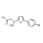 CAS#: 773125-87-4, 3-amino-3-[5-(4-bromophenyl)-2-furyl]propanoic acid
