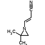 CAS 登录号：77376-91-1， (2E)-3-(2,2-二甲基-1-氮丙啶基)丙烯腈