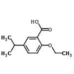 CAS 登录号：773873-61-3， 2-乙氧基-5-异丙基苯甲酸