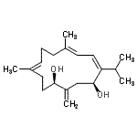 CAS#: 77393-99-8, (1R,4S,5Z,7E)-5-Isopropyl-8,12-dimethyl-2-methylene-5,7,11-cyclotetradecatriene-1,4-diol