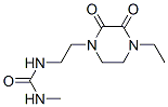CAS 登录号：77439-64-6， 1-[2-(4-乙基-2,3-二氧代哌嗪-1-基)乙基]-3-甲基脲
