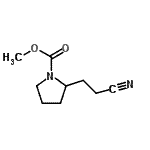 CAS 登录号：774581-23-6， 甲基2-(2-氰基乙基)-1-吡咯烷羧酸酯