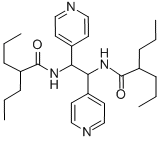 CAS#: 77502-23-9, 2-Propyl-N-[2-(2-Propylpentanoylamino)-1,2-Di(Pyridin-4-Yl)Ethyl]Pentanamide