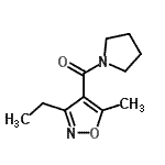 CAS#: 775299-69-9, (3-Ethyl-5-methyl-1,2-oxazol-4-yl)(1-pyrrolidinyl)methanone