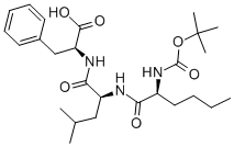 CAS 登录号：77542-87-1， N-叔丁氧羰基-正亮氨酰-亮氨酰-苯丙氨酸