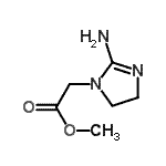CAS 登录号：775517-90-3， 甲基(2-氨基-4,5-二氢-1H-咪唑-1-基)乙酸酯