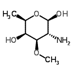 CAS#: 775558-55-9, 2-Amino-2,6-dideoxy-3-O-methyl-beta-D-galactopyranose