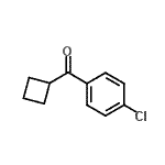 CAS#: 77585-25-2, (4-Chlorophenyl)(cyclobutyl)methanone